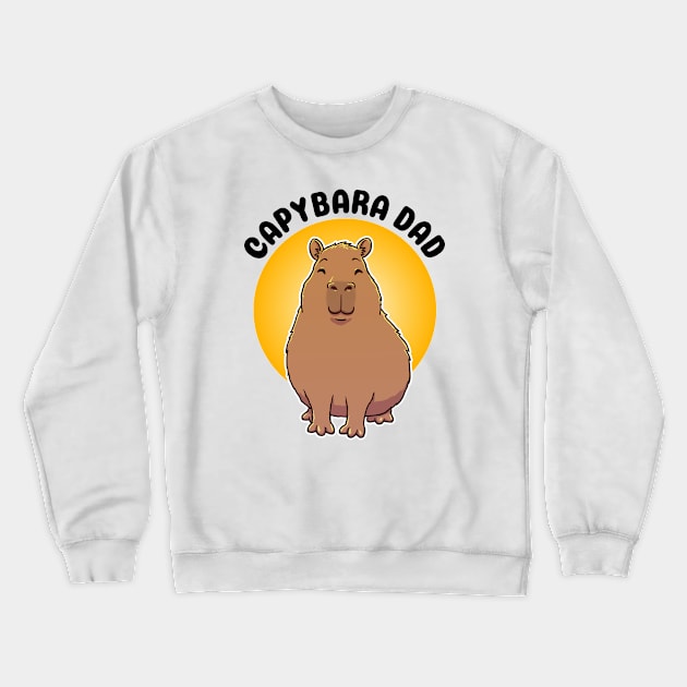 Capybara Dad Crewneck Sweatshirt by capydays